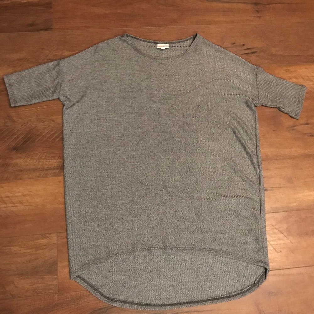 Lularoe gray Irma t-shirt - like new!